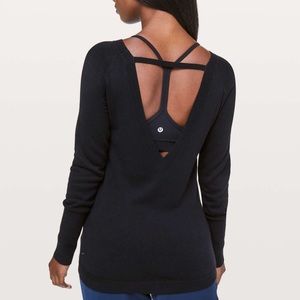 Lululemon Unity Drop Back Sweater size 6